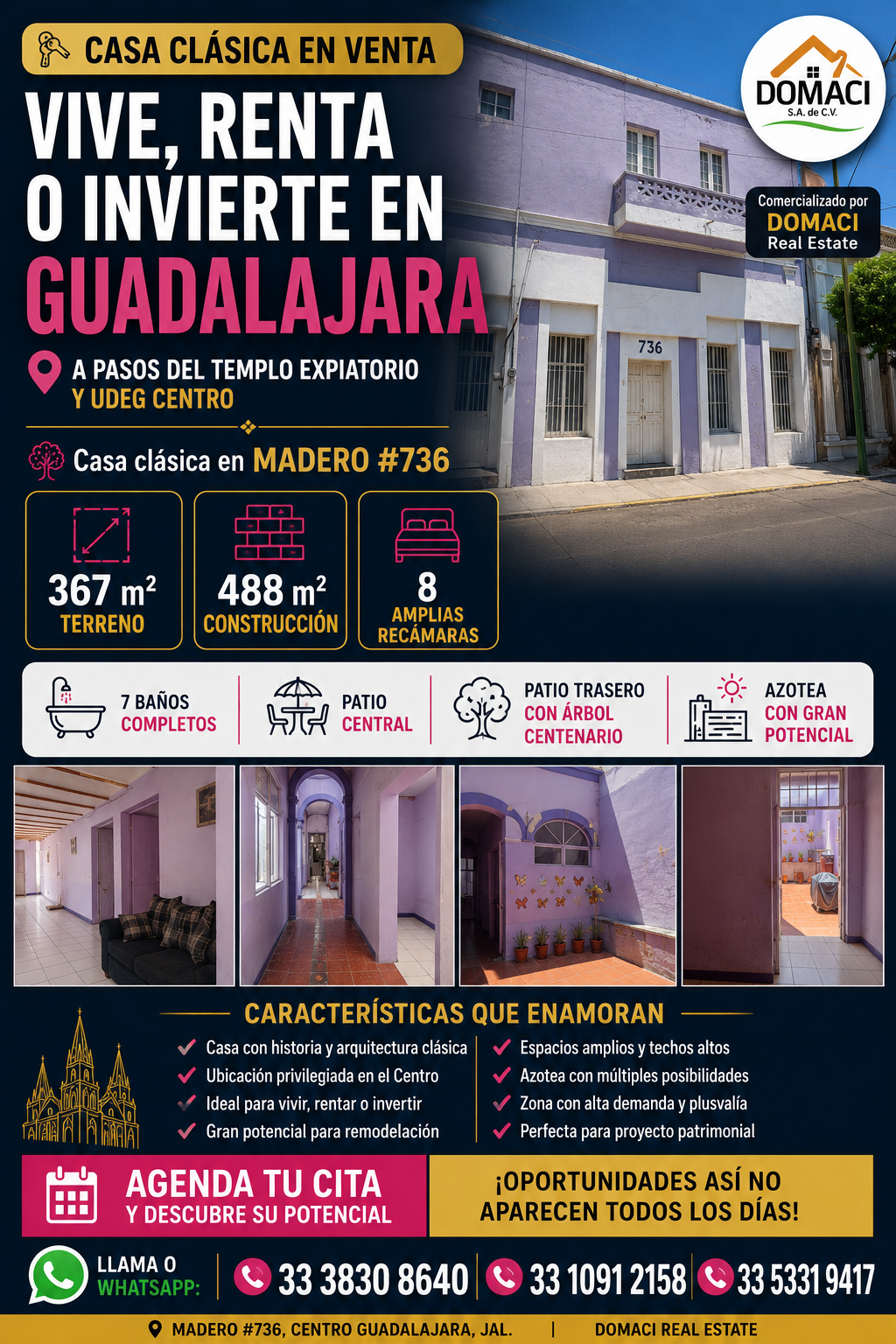 Casa clásica en venta Madero 736, Centro Guadalajara