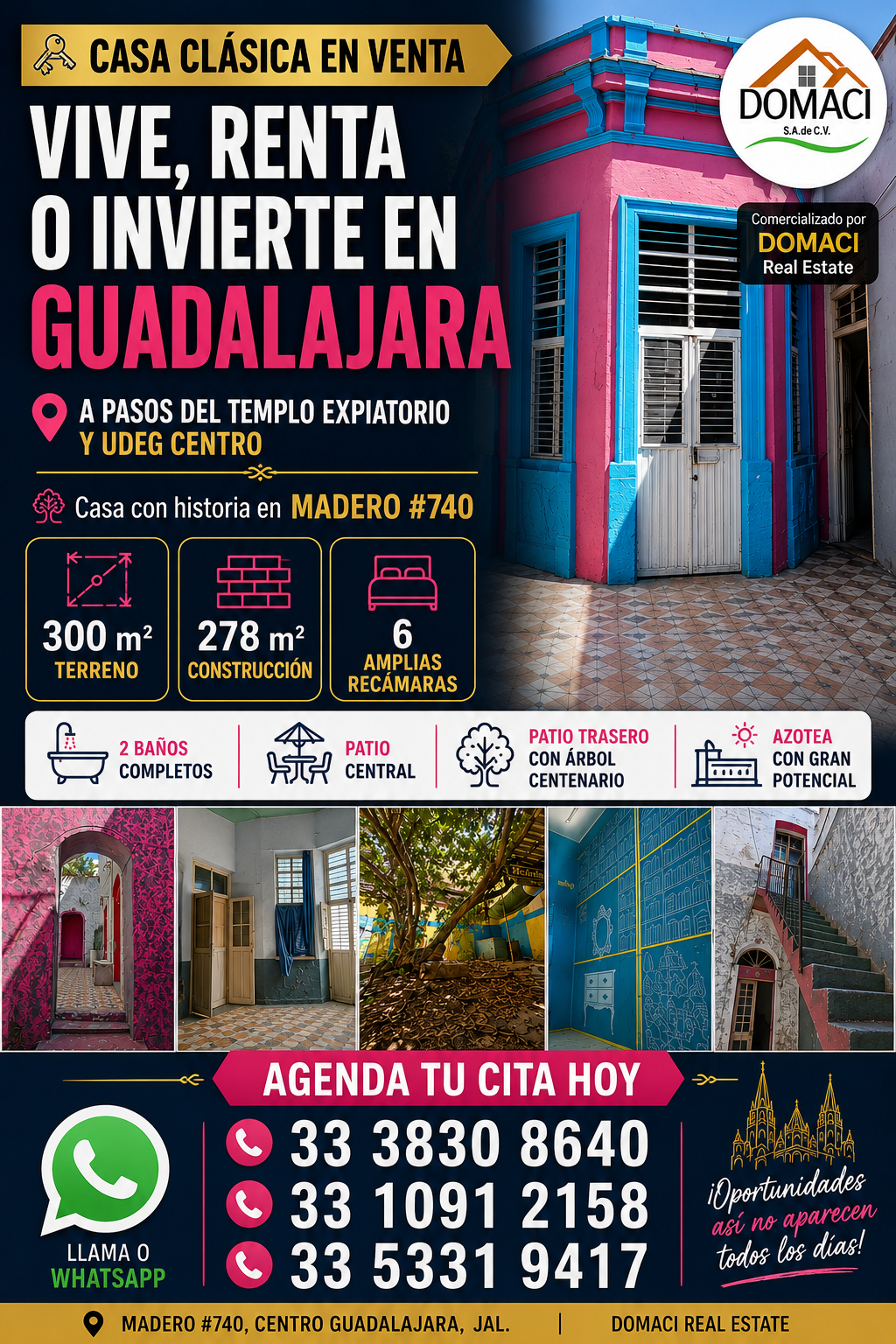 Casa clásica en venta Madero 740, Centro Guadalajara